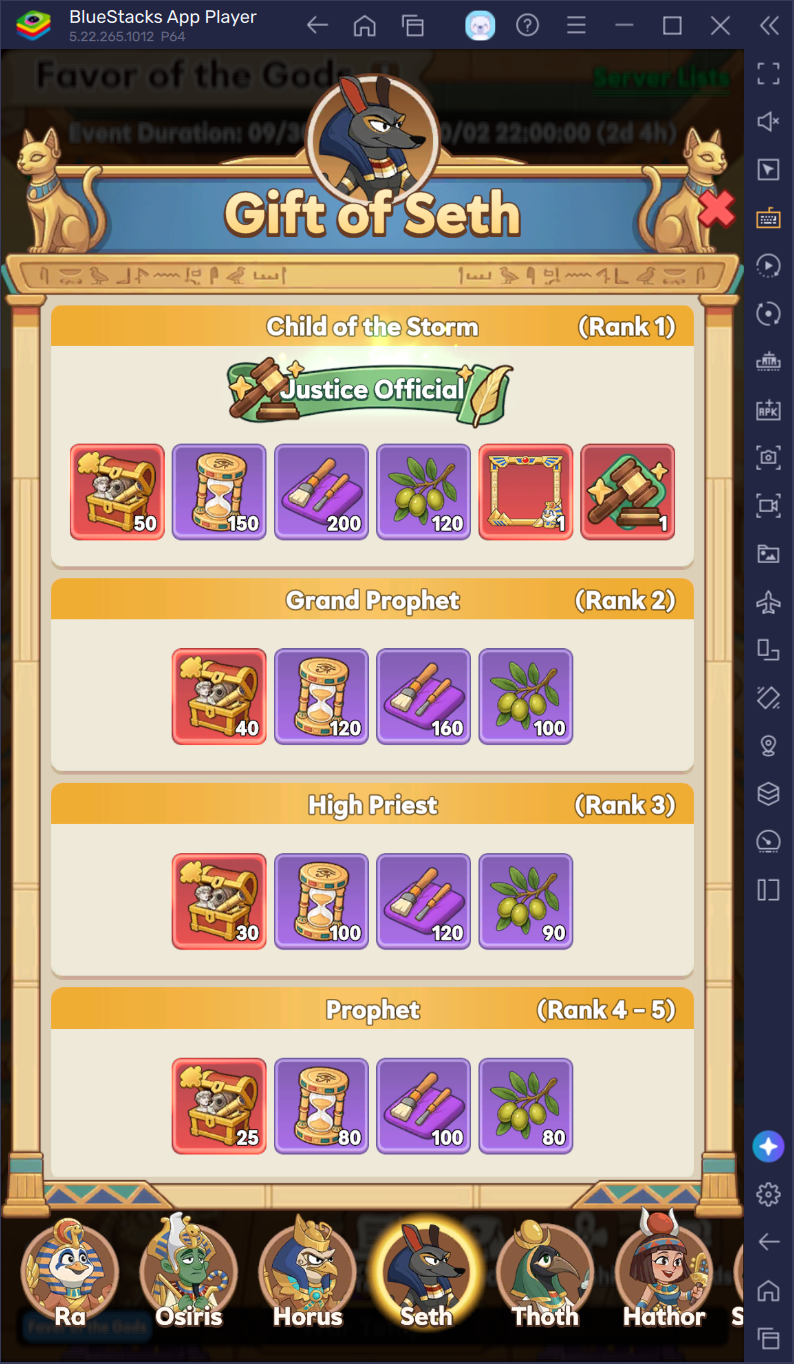 Gift of Seth rewards Justice Official